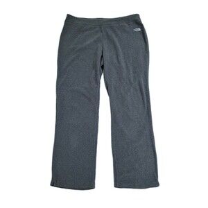 North Face Fleece Sweatpants Women's XL Gray Polartec Classic Trail Casual Sleep